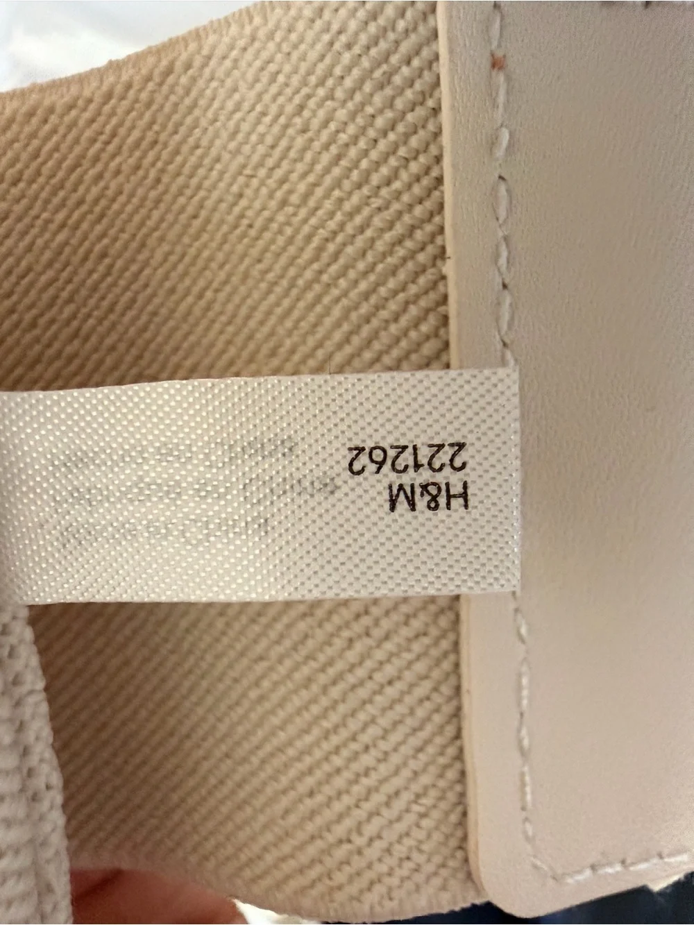 H&M Braided Rope Curtain Tieback in Cream